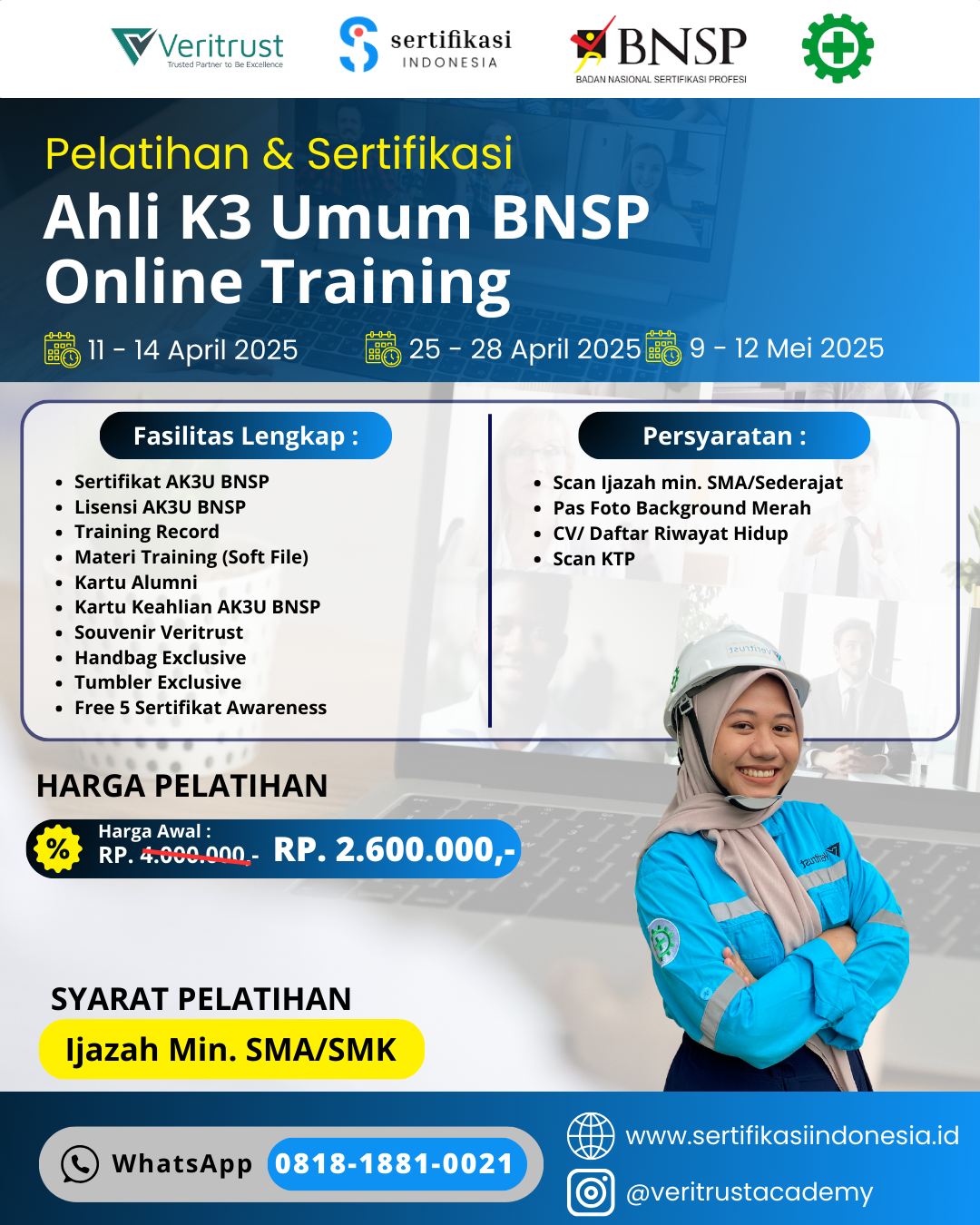 Ahli K3 Umum BNSP