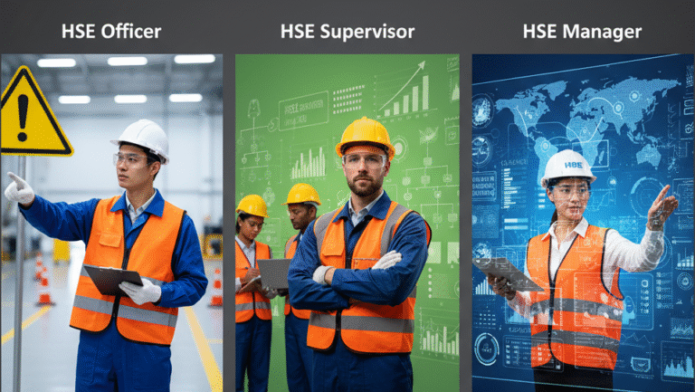 Stop Bingung! Ini Perbedaan Jelas Antara HSE Officer, Supervisor, dan Manajer