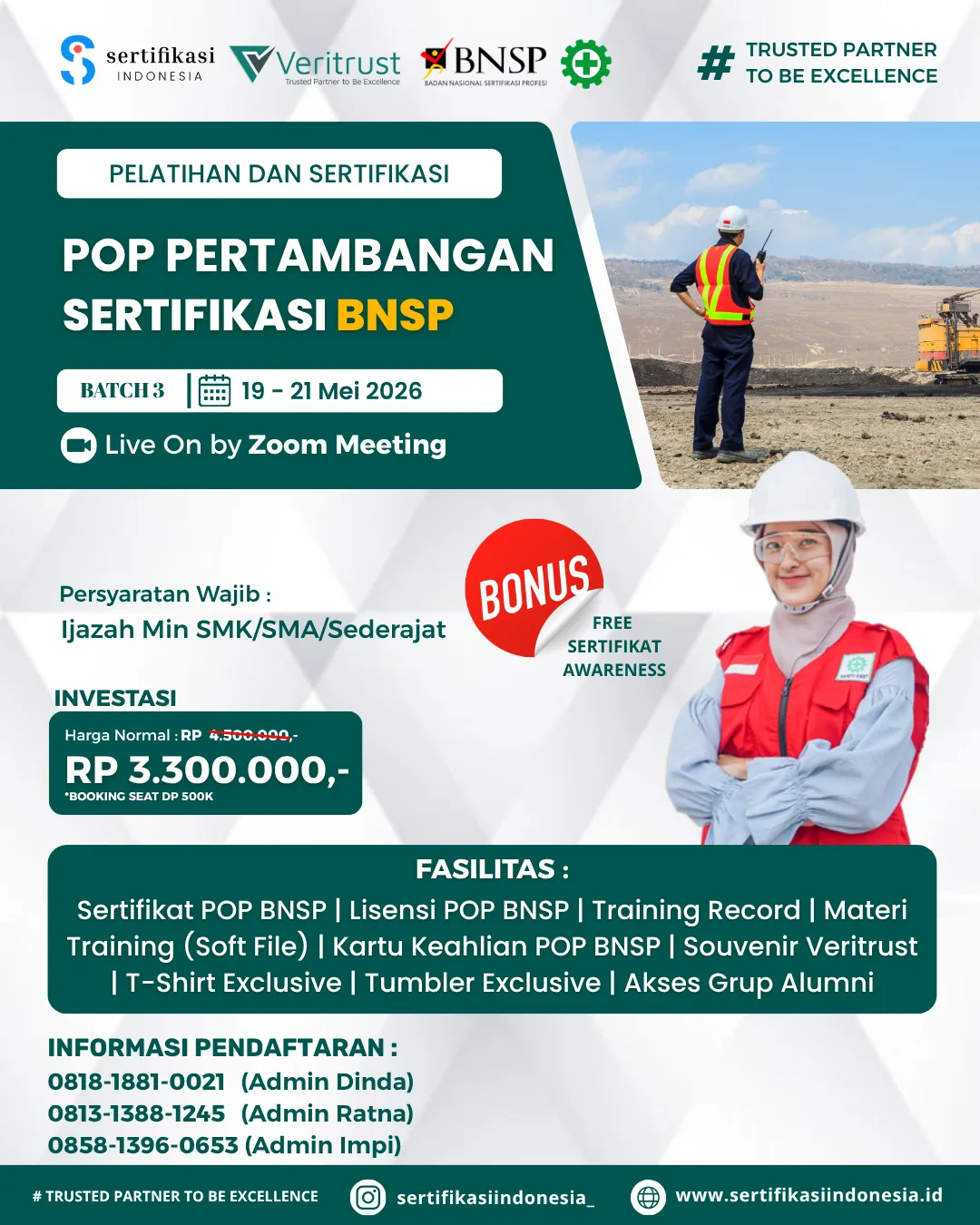 flayer pop pertambangan bnsp
